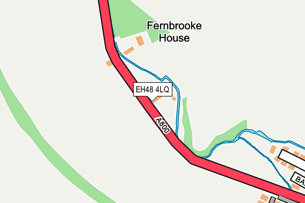 EH48 4LQ map - OS OpenMap – Local (Ordnance Survey)