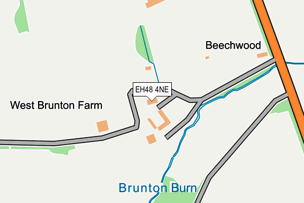 EH48 4NE map - OS OpenMap – Local (Ordnance Survey) EH48 4NE map - OS OpenMap – Local (Ordnance Survey)