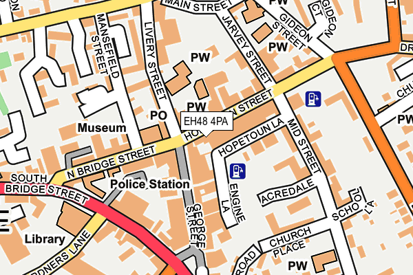 EH48 4PA map - OS OpenMap – Local (Ordnance Survey) EH48 4PA map - OS OpenMap – Local (Ordnance Survey)