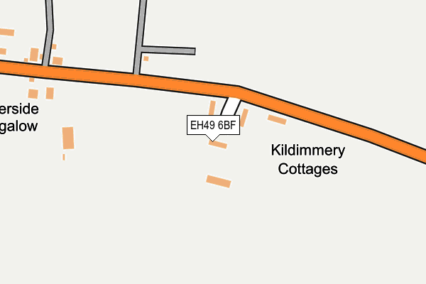 EH49 6BF map - OS OpenMap – Local (Ordnance Survey) EH49 6BF map - OS OpenMap – Local (Ordnance Survey)
