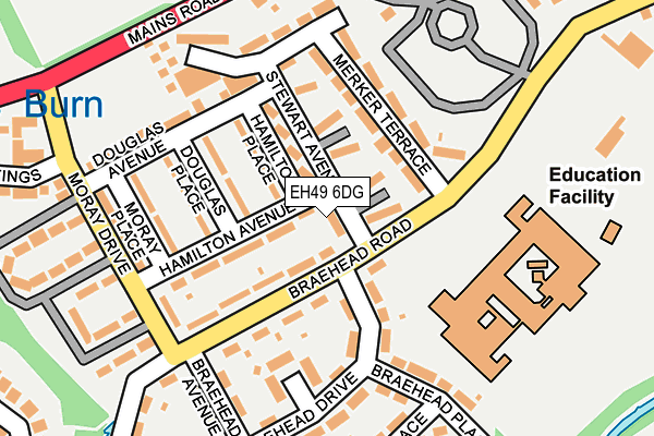 EH49 6DG map - OS OpenMap – Local (Ordnance Survey) EH49 6DG map - OS OpenMap – Local (Ordnance Survey)
