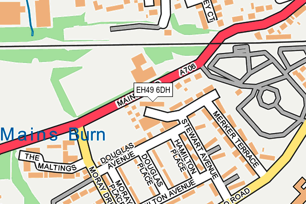 EH49 6DH map - OS OpenMap – Local (Ordnance Survey) EH49 6DH map - OS OpenMap – Local (Ordnance Survey)