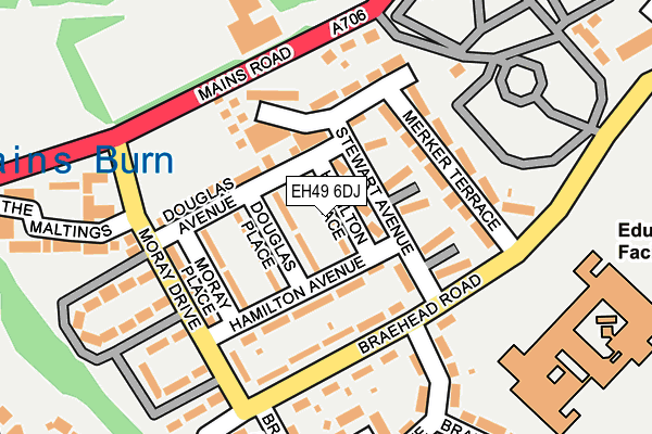 EH49 6DJ map - OS OpenMap – Local (Ordnance Survey) EH49 6DJ map - OS OpenMap – Local (Ordnance Survey)