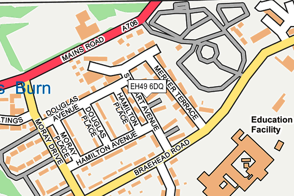 EH49 6DQ map - OS OpenMap – Local (Ordnance Survey) EH49 6DQ map - OS OpenMap – Local (Ordnance Survey)