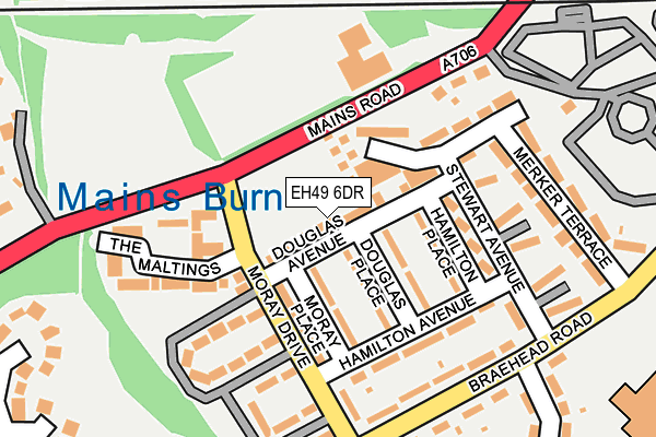 EH49 6DR map - OS OpenMap – Local (Ordnance Survey) EH49 6DR map - OS OpenMap – Local (Ordnance Survey)
