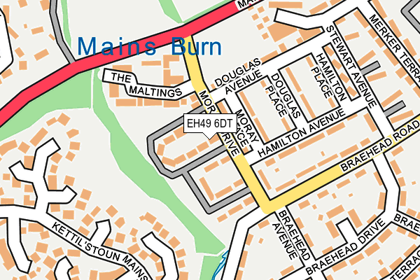 EH49 6DT map - OS OpenMap – Local (Ordnance Survey) EH49 6DT map - OS OpenMap – Local (Ordnance Survey)