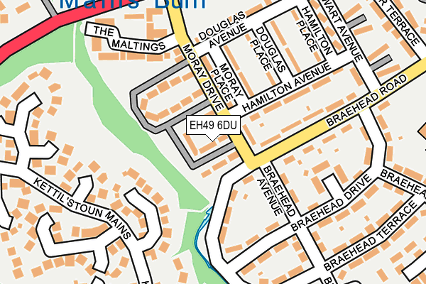 EH49 6DU map - OS OpenMap – Local (Ordnance Survey) EH49 6DU map - OS OpenMap – Local (Ordnance Survey)