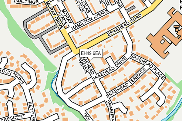 EH49 6EA map - OS OpenMap – Local (Ordnance Survey) EH49 6EA map - OS OpenMap – Local (Ordnance Survey)