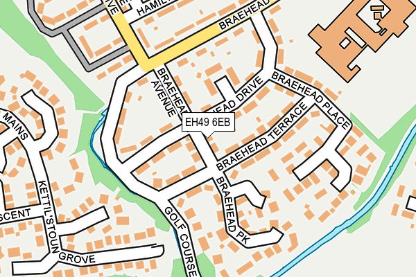 EH49 6EB map - OS OpenMap – Local (Ordnance Survey) EH49 6EB map - OS OpenMap – Local (Ordnance Survey)