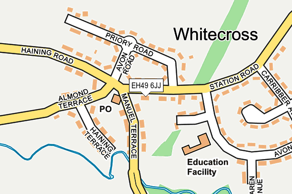 EH49 6JJ map - OS OpenMap – Local (Ordnance Survey) EH49 6JJ map - OS OpenMap – Local (Ordnance Survey)