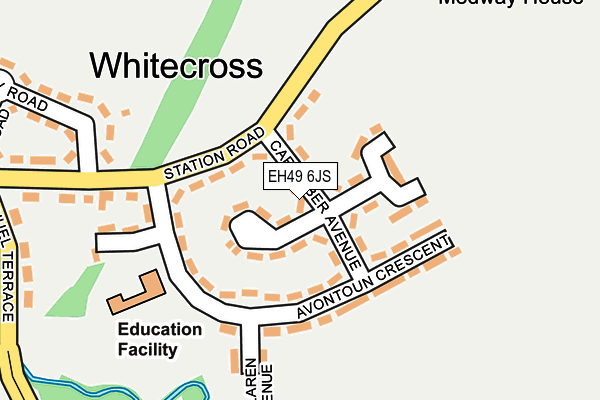 EH49 6JS map - OS OpenMap – Local (Ordnance Survey) EH49 6JS map - OS OpenMap – Local (Ordnance Survey)