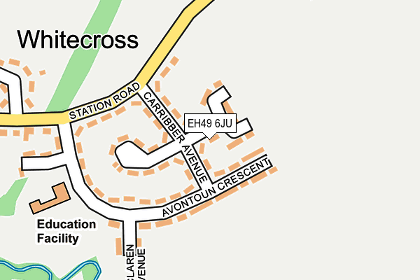 EH49 6JU map - OS OpenMap – Local (Ordnance Survey) EH49 6JU map - OS OpenMap – Local (Ordnance Survey)