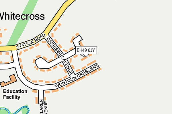 EH49 6JY map - OS OpenMap – Local (Ordnance Survey) EH49 6JY map - OS OpenMap – Local (Ordnance Survey)
