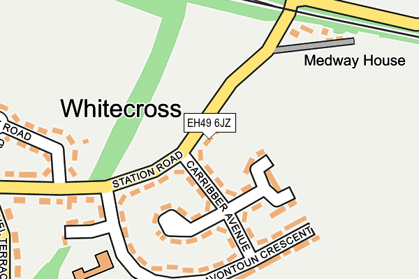 EH49 6JZ map - OS OpenMap – Local (Ordnance Survey) EH49 6JZ map - OS OpenMap – Local (Ordnance Survey)