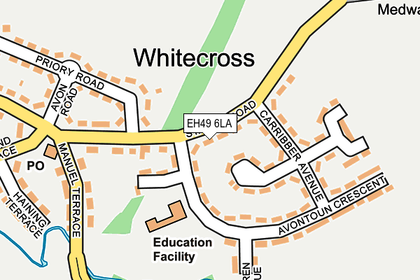 EH49 6LA map - OS OpenMap – Local (Ordnance Survey) EH49 6LA map - OS OpenMap – Local (Ordnance Survey)
