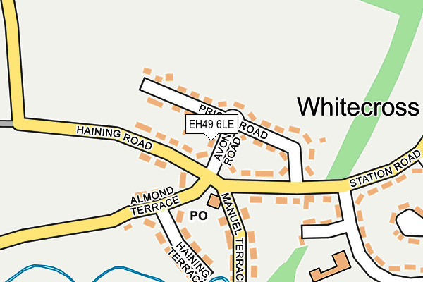 EH49 6LE map - OS OpenMap – Local (Ordnance Survey) EH49 6LE map - OS OpenMap – Local (Ordnance Survey)