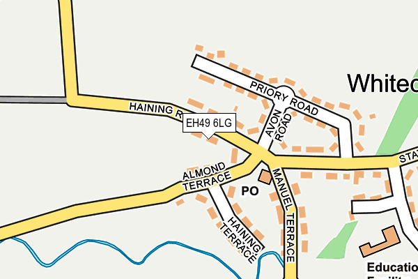 EH49 6LG map - OS OpenMap – Local (Ordnance Survey) EH49 6LG map - OS OpenMap – Local (Ordnance Survey)