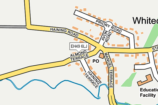 EH49 6LJ map - OS OpenMap – Local (Ordnance Survey) EH49 6LJ map - OS OpenMap – Local (Ordnance Survey)