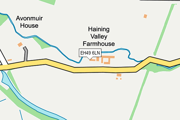 EH49 6LN map - OS OpenMap – Local (Ordnance Survey) EH49 6LN map - OS OpenMap – Local (Ordnance Survey)