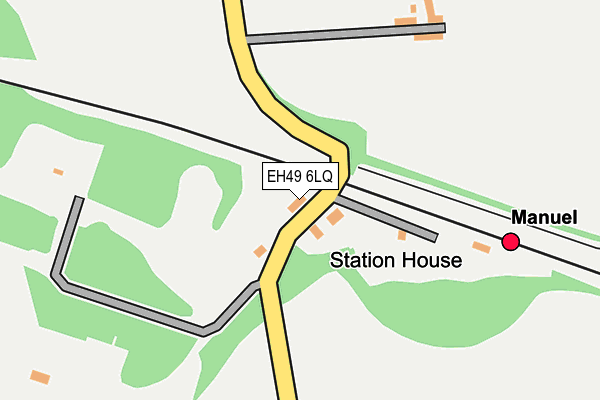 EH49 6LQ map - OS OpenMap – Local (Ordnance Survey) EH49 6LQ map - OS OpenMap – Local (Ordnance Survey)