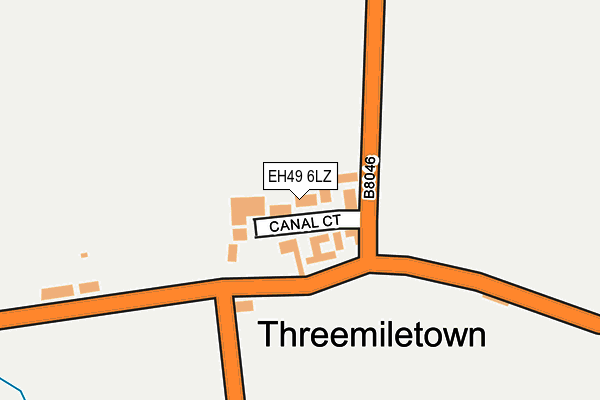 EH49 6LZ map - OS OpenMap – Local (Ordnance Survey) EH49 6LZ map - OS OpenMap – Local (Ordnance Survey)
