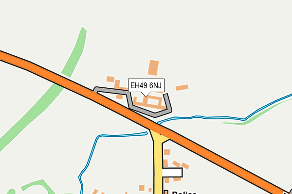 EH49 6NJ map - OS OpenMap – Local (Ordnance Survey) EH49 6NJ map - OS OpenMap – Local (Ordnance Survey)