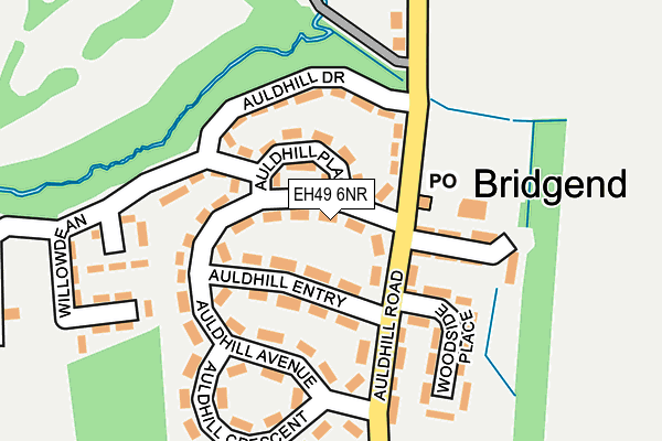 EH49 6NR map - OS OpenMap – Local (Ordnance Survey) EH49 6NR map - OS OpenMap – Local (Ordnance Survey)