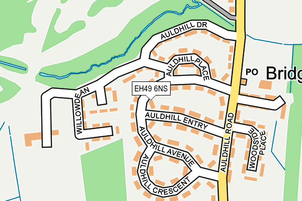 EH49 6NS map - OS OpenMap – Local (Ordnance Survey) EH49 6NS map - OS OpenMap – Local (Ordnance Survey)
