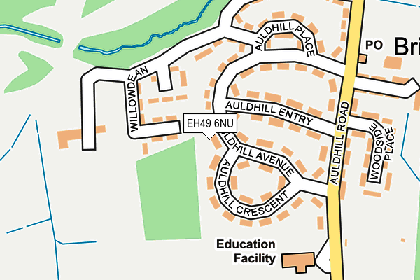 EH49 6NU map - OS OpenMap – Local (Ordnance Survey) EH49 6NU map - OS OpenMap – Local (Ordnance Survey)