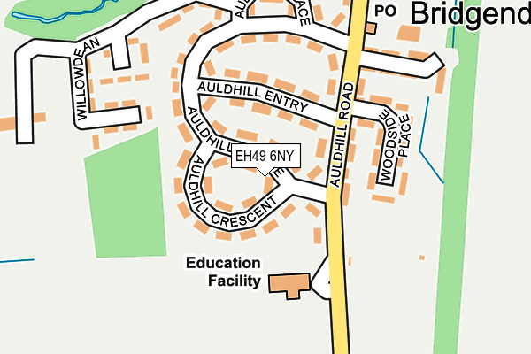 EH49 6NY map - OS OpenMap – Local (Ordnance Survey) EH49 6NY map - OS OpenMap – Local (Ordnance Survey)