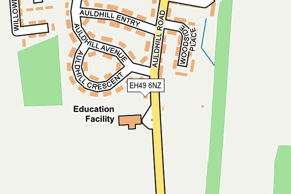 EH49 6NZ map - OS OpenMap – Local (Ordnance Survey) EH49 6NZ map - OS OpenMap – Local (Ordnance Survey)