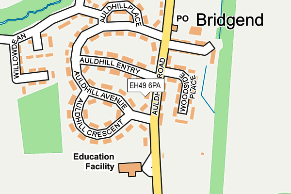 EH49 6PA map - OS OpenMap – Local (Ordnance Survey) EH49 6PA map - OS OpenMap – Local (Ordnance Survey)