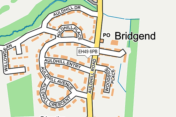EH49 6PB map - OS OpenMap – Local (Ordnance Survey) EH49 6PB map - OS OpenMap – Local (Ordnance Survey)