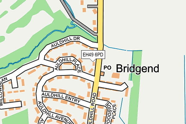 EH49 6PD map - OS OpenMap – Local (Ordnance Survey) EH49 6PD map - OS OpenMap – Local (Ordnance Survey)