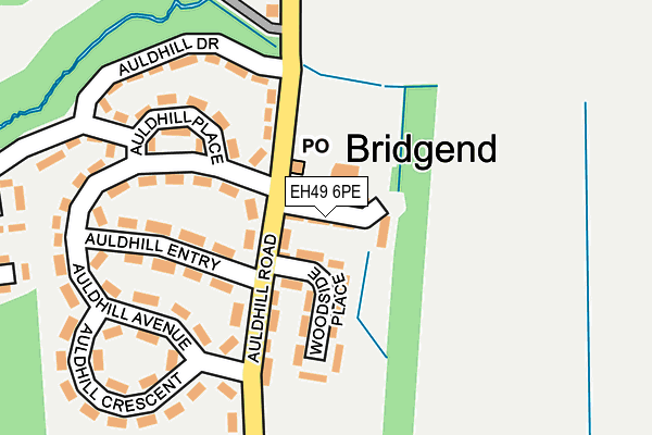 EH49 6PE map - OS OpenMap – Local (Ordnance Survey) EH49 6PE map - OS OpenMap – Local (Ordnance Survey)