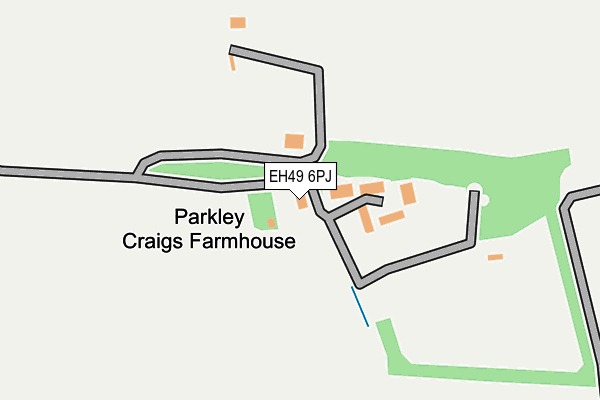 EH49 6PJ map - OS OpenMap – Local (Ordnance Survey) EH49 6PJ map - OS OpenMap – Local (Ordnance Survey)