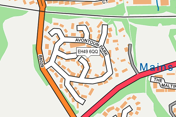 EH49 6QQ map - OS OpenMap – Local (Ordnance Survey) EH49 6QQ map - OS OpenMap – Local (Ordnance Survey)