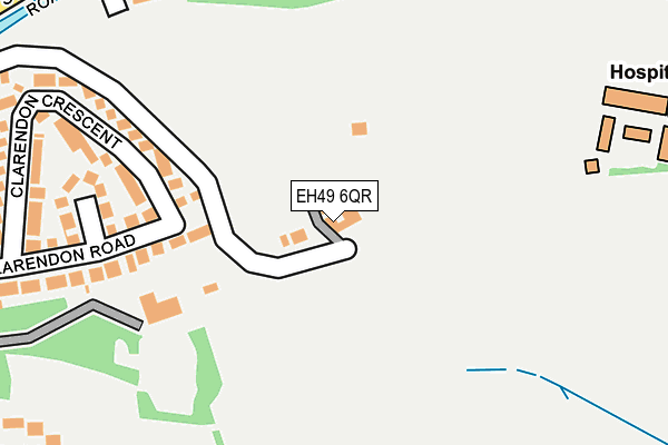EH49 6QR map - OS OpenMap – Local (Ordnance Survey) EH49 6QR map - OS OpenMap – Local (Ordnance Survey)