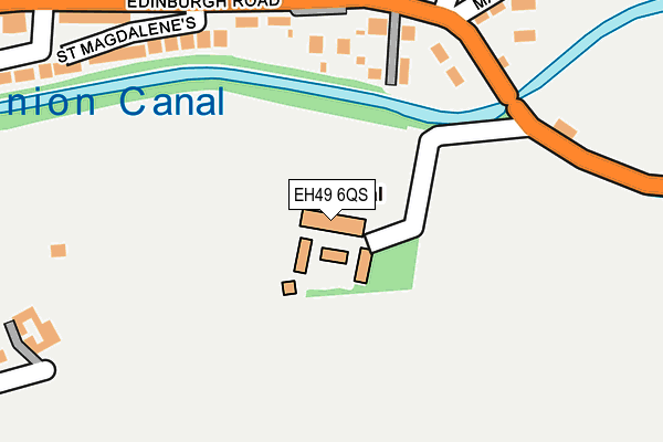 EH49 6QS map - OS OpenMap – Local (Ordnance Survey) EH49 6QS map - OS OpenMap – Local (Ordnance Survey)
