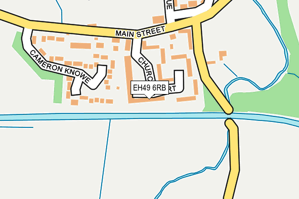 EH49 6RB map - OS OpenMap – Local (Ordnance Survey) EH49 6RB map - OS OpenMap – Local (Ordnance Survey)