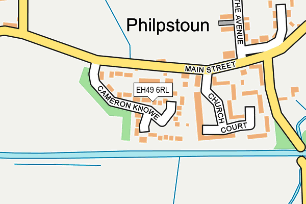 EH49 6RL map - OS OpenMap – Local (Ordnance Survey) EH49 6RL map - OS OpenMap – Local (Ordnance Survey)