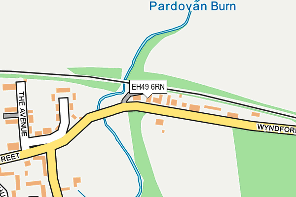 EH49 6RN map - OS OpenMap – Local (Ordnance Survey) EH49 6RN map - OS OpenMap – Local (Ordnance Survey)