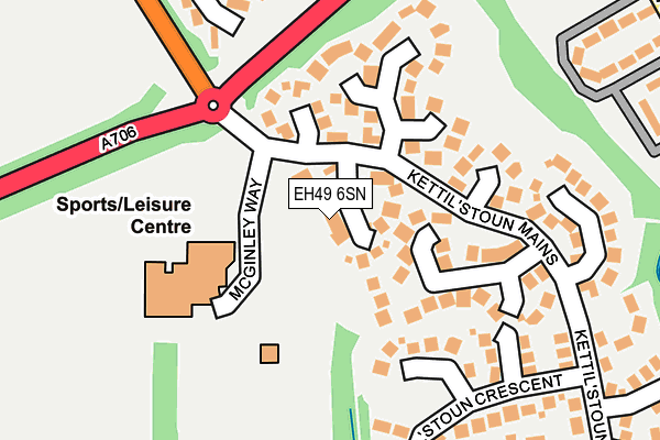 EH49 6SN map - OS OpenMap – Local (Ordnance Survey) EH49 6SN map - OS OpenMap – Local (Ordnance Survey)