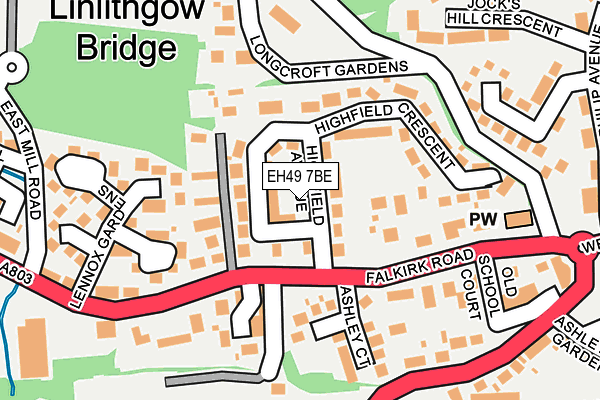 EH49 7BE map - OS OpenMap – Local (Ordnance Survey) EH49 7BE map - OS OpenMap – Local (Ordnance Survey)