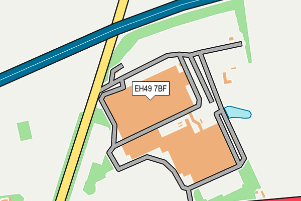 EH49 7BF map - OS OpenMap – Local (Ordnance Survey) EH49 7BF map - OS OpenMap – Local (Ordnance Survey)