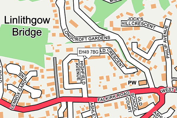 EH49 7BG map - OS OpenMap – Local (Ordnance Survey) EH49 7BG map - OS OpenMap – Local (Ordnance Survey)