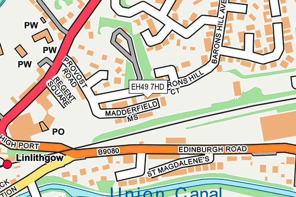 EH49 7HD map - OS OpenMap – Local (Ordnance Survey) EH49 7HD map - OS OpenMap – Local (Ordnance Survey)