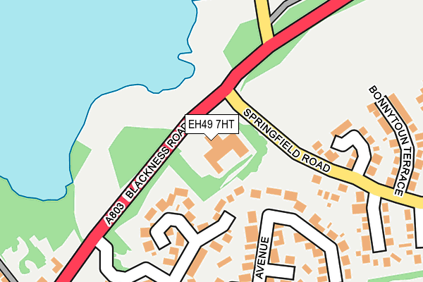 EH49 7HT map - OS OpenMap – Local (Ordnance Survey) EH49 7HT map - OS OpenMap – Local (Ordnance Survey)