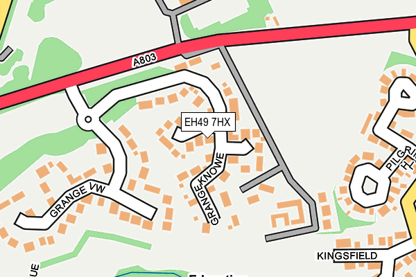 EH49 7HX map - OS OpenMap – Local (Ordnance Survey) EH49 7HX map - OS OpenMap – Local (Ordnance Survey)