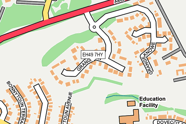 EH49 7HY map - OS OpenMap – Local (Ordnance Survey) EH49 7HY map - OS OpenMap – Local (Ordnance Survey)
